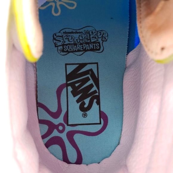 Vans X SPONGEBOB SK8-Hi 38 DX Shoes Blue Sea Canvas Sneakers VN0A32QGZAW - Picture 10 of 13